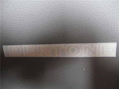 Picture of decal / sticker BERTONE 120x12 mm, white