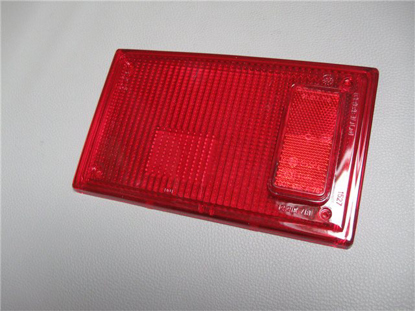 Picture of brake lens, tail light, red, right