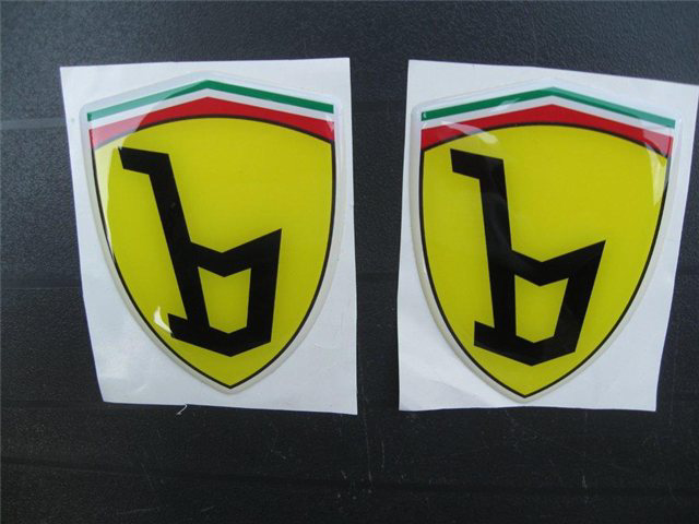 Afbeeldingen van Ferrari style Bertone badge