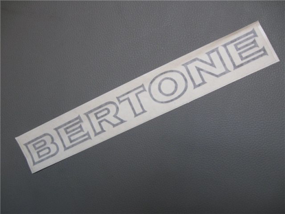 Afbeeldingen van sticker BERTONE 300x25 mm, zwart