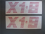 Picture of decals / stickers rollbar, horizontal, red