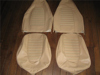 Afbeeldingen van set stoelbekleding 1300, 1973-1975, beige