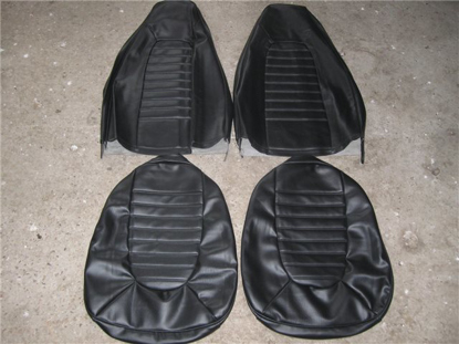 Afbeeldingen van set stoelbekleding 1300, 1973-1975, zwart