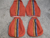 Afbeeldingen van set stoelbekleding Serie Speciale ORANJE