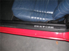 Picture of carpet threshold kickplate, black,, BERTONE