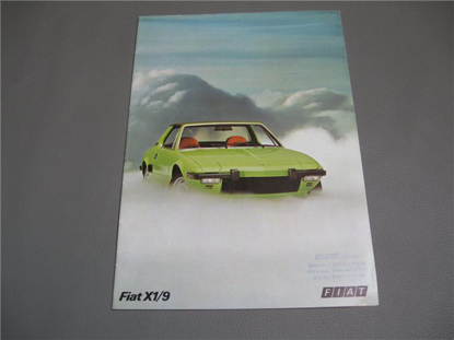 Afbeeldingen van Fiat X 1/9 1300 1973, nederlands