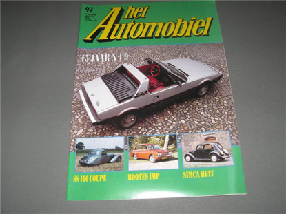 Picture of Fiat X 1/9, Het Automobiel, Dutch