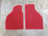 Picture of set of 2 floormats, left and right   RED