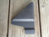 Picture of wing window quarter window triangle trim LEFT
