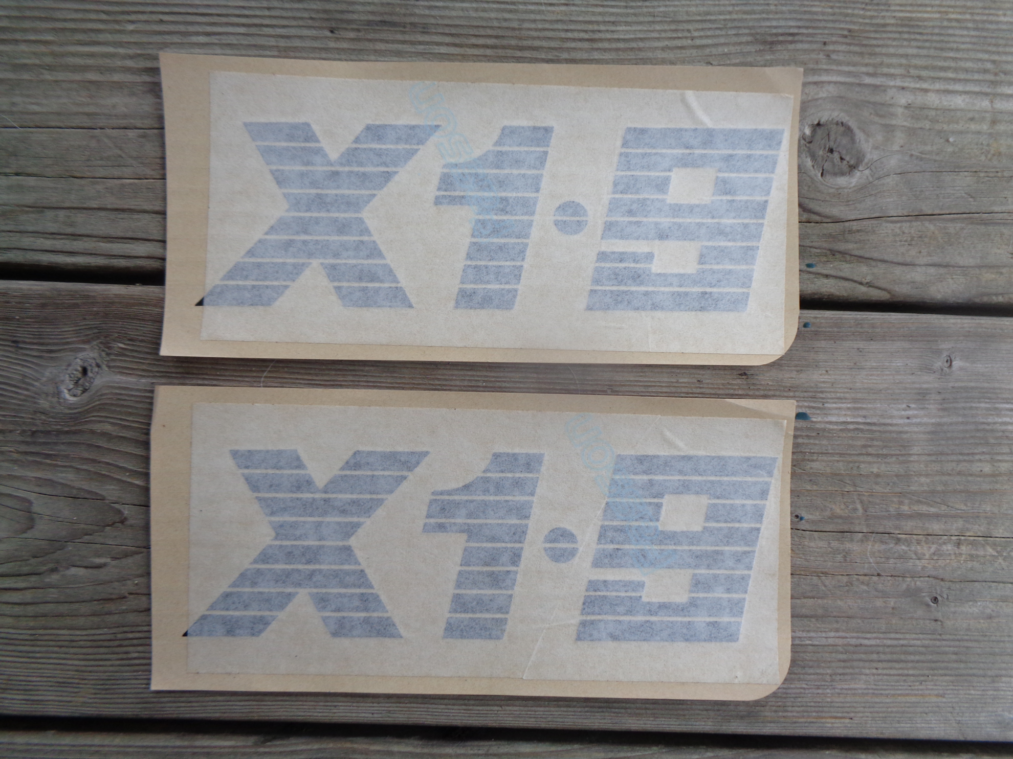 Afbeeldingen van X 1.9 stickers rollbar, zwart, ORIGINEEL