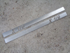 Picture of doorsills, stainless steel, with X 1/9 logo